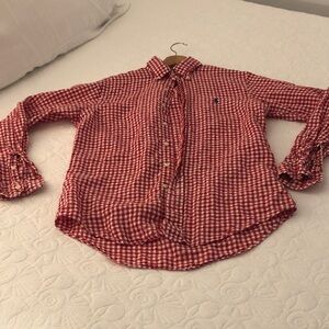 Ralph Lauren 
Red Checkered Men's Shirt
